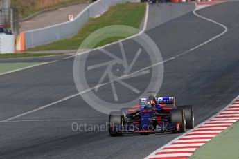 World © Octane Photographic Ltd. Formula 1 - Winter Test 2. Daniil Kvyat - Scuderia Toro Rosso STR12. Circuit de Barcelona-Catalunya. Thursday 9th March 2017. Digital Ref:1786LB1D5792