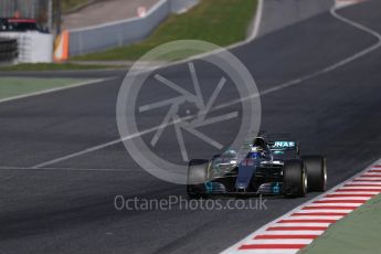 World © Octane Photographic Ltd. Formula 1 - Winter Test 2. Valtteri Bottas - Mercedes AMG Petronas F1 W08 EQ Energy+. Circuit de Barcelona-Catalunya. Thursday 9th March 2017. Digital Ref:1786LB1D5884