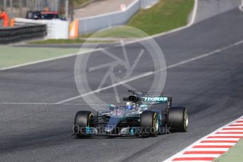 World © Octane Photographic Ltd. Formula 1 - Winter Test 2. Valtteri Bottas - Mercedes AMG Petronas F1 W08 EQ Energy+. Circuit de Barcelona-Catalunya. Thursday 9th March 2017. Digital Ref:1786LB1D5904