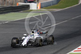 World © Octane Photographic Ltd. Formula 1 - Winter Test 2. Felipe Massa - Williams Martini Racing FW40. Circuit de Barcelona-Catalunya. Thursday 9th March 2017. Digital Ref:1786LB1D6121