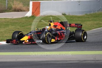 World © Octane Photographic Ltd. Formula 1 - Winter Test 2. Daniel Ricciardo - Red Bull Racing RB13. Circuit de Barcelona-Catalunya. Thursday 9th March 2017. Digital Ref:1786LB1D6154