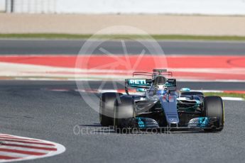 World © Octane Photographic Ltd. Formula 1 - Winter Test 2. Valtteri Bottas - Mercedes AMG Petronas F1 W08 EQ Energy+. Circuit de Barcelona-Catalunya. Thursday 9th March 2017. Digital Ref:1786LB1D6342