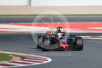 World © Octane Photographic Ltd. Formula 1 - Winter Test 2. Kevin Magnussen - Haas F1 Team VF-17. Circuit de Barcelona-Catalunya. Thursday 9th March 2017. Digital Ref:1786LB1D6373