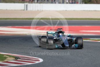World © Octane Photographic Ltd. Formula 1 - Winter Test 2. Valtteri Bottas - Mercedes AMG Petronas F1 W08 EQ Energy+. Circuit de Barcelona-Catalunya. Thursday 9th March 2017. Digital Ref:1786LB1D6383