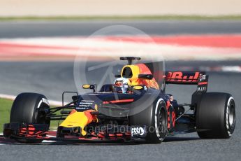 World © Octane Photographic Ltd. Formula 1 - Winter Test 2. Daniel Ricciardo - Red Bull Racing RB13. Circuit de Barcelona-Catalunya. Thursday 9th March 2017. Digital Ref:1786LB1D6550