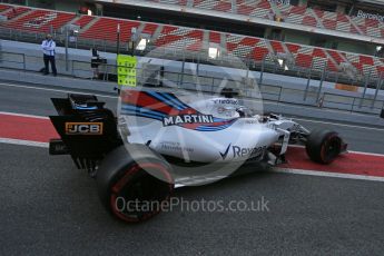 World © Octane Photographic Ltd. Formula 1 - Winter Test 2. Lance Stroll - Williams Martini Racing FW40. Circuit de Barcelona-Catalunya. Thursday 9th March 2017. Digital Ref: 1786LB5D9758
