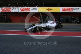 World © Octane Photographic Ltd. Formula 1 - Winter Test 2. Lance Stroll - Williams Martini Racing FW40. Circuit de Barcelona-Catalunya. Thursday 9th March 2017. Digital Ref: 1786LB5D9839