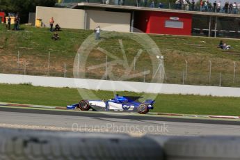 World © Octane Photographic Ltd. Formula 1 - Winter Test 2. Pascal Wehrlein – Sauber F1 Team C36. Circuit de Barcelona-Catalunya. Thursday 9th March 2017. Digital Ref:1786LB5D9878