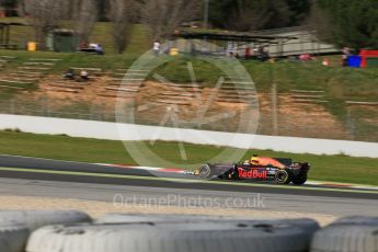 World © Octane Photographic Ltd. Formula 1 - Winter Test 2. Daniel Ricciardo - Red Bull Racing RB13. Circuit de Barcelona-Catalunya. Thursday 9th March 2017. Digital Ref:1786LB5D9894