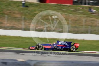 World © Octane Photographic Ltd. Formula 1 - Winter Test 2. Daniil Kvyat - Scuderia Toro Rosso STR12. Circuit de Barcelona-Catalunya. Thursday 9th March 2017. Digital Ref:1786LB5D9903