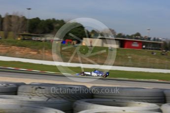 World © Octane Photographic Ltd. Formula 1 - Winter Test 2. Pascal Wehrlein – Sauber F1 Team C36. Circuit de Barcelona-Catalunya. Thursday 9th March 2017. Digital Ref:1786LB5D9928