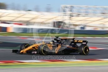 World © Octane Photographic Ltd. Formula 1 - Winter Test 2. Nico Hulkenberg - Renault Sport F1 Team R.S.17. Circuit de Barcelona-Catalunya. Friday 10th March 2017. Digital Ref:1787CB1D3422