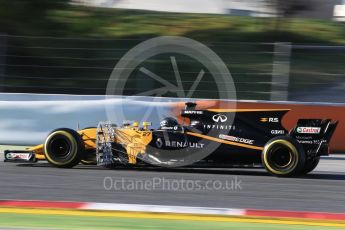 World © Octane Photographic Ltd. Formula 1 - Winter Test 2. Nico Hulkenberg - Renault Sport F1 Team R.S.17. Circuit de Barcelona-Catalunya. Friday 10th March 2017. Digital Ref:1787CB1D3430