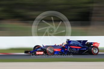 World © Octane Photographic Ltd. Formula 1 - Winter Test 2. Carlos Sainz - Scuderia Toro Rosso STR12. Circuit de Barcelona-Catalunya. Friday 10th March 2017. Digital Ref:1787CB1D3471