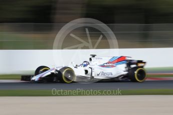 World © Octane Photographic Ltd. Formula 1 - Winter Test 2. Lance Stroll - Williams Martini Racing FW40. Circuit de Barcelona-Catalunya. Friday 10th March 2017. Digital Ref:1787CB1D3492