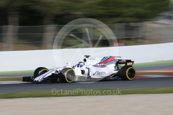 World © Octane Photographic Ltd. Formula 1 - Winter Test 2. Lance Stroll - Williams Martini Racing FW40. Circuit de Barcelona-Catalunya. Friday 10th March 2017. Digital Ref:1787CB1D3498