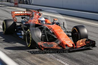 World © Octane Photographic Ltd. Formula 1 - Winter Test 2. Fernando Alonso - McLaren Honda MCL32. Circuit de Barcelona-Catalunya. Friday 10th March 2017. Digital Ref:1787CB1D3591