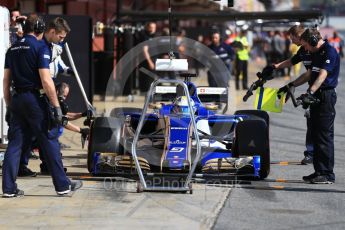 World © Octane Photographic Ltd. Formula 1 - Winter Test 2. Marcus Ericsson – Sauber F1 Team C36. Circuit de Barcelona-Catalunya. Friday 10th March 2017. Digital Ref:1787CB1D3609