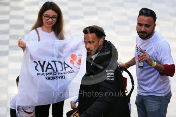 World © Octane Photographic Ltd. Formula 1 - Winter Test 2. Lewis Hamilton - Mercedes AMG Petronas F1 W08 EQ Energy+. Circuit de Barcelona-Catalunya. Friday 10th March 2017. Digital Ref:1787CB1D3680