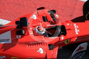 World © Octane Photographic Ltd. Formula 1 - Winter Test 2. Kimi Raikkonen - Scuderia Ferrari SF70H. Circuit de Barcelona-Catalunya. Friday 10th March 2017. Digital Ref:1787CB1D3703