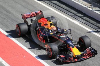 World © Octane Photographic Ltd. Formula 1 - Winter Test 2. Max Verstappen - Red Bull Racing RB13. Circuit de Barcelona-Catalunya. Friday 10th March 2017. Digital Ref:1787CB1D3723