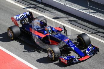 World © Octane Photographic Ltd. Formula 1 - Winter Test 2. Carlos Sainz - Scuderia Toro Rosso STR12. Circuit de Barcelona-Catalunya. Friday 10th March 2017. Digital Ref:1787CB1D3741