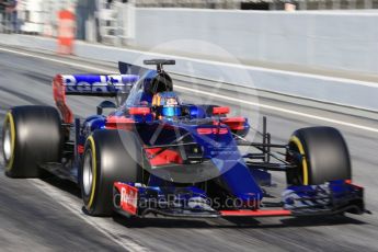 World © Octane Photographic Ltd. Formula 1 - Winter Test 2. Carlos Sainz - Scuderia Toro Rosso STR12. Circuit de Barcelona-Catalunya. Friday 10th March 2017. Digital Ref:1787CB1D3891