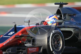 World © Octane Photographic Ltd. Formula 1 - Winter Test 2. Romain Grosjean - Haas F1 Team VF-17. Circuit de Barcelona-Catalunya. Friday 10th March 2017. Digital Ref:1787CB1D6704