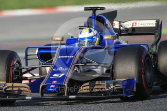 World © Octane Photographic Ltd. Formula 1 - Winter Test 2. Marcus Ericsson – Sauber F1 Team C36. Circuit de Barcelona-Catalunya. Friday 10th March 2017. Digital Ref:1787CB1D6717