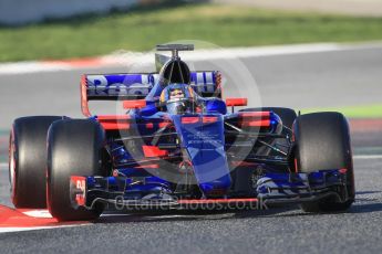 World © Octane Photographic Ltd. Formula 1 - Winter Test 2. Carlos Sainz - Scuderia Toro Rosso STR12. Circuit de Barcelona-Catalunya. Friday 10th March 2017. Digital Ref:1787CB1D6721