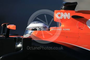 World © Octane Photographic Ltd. Formula 1 - Winter Test 2. Fernando Alonso - McLaren Honda MCL32. Circuit de Barcelona-Catalunya. Friday 10th March 2017. Digital Ref:1787CB1D6742