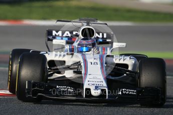 World © Octane Photographic Ltd. Formula 1 - Winter Test 2. Lance Stroll - Williams Martini Racing FW40. Circuit de Barcelona-Catalunya. Friday 10th March 2017. Digital Ref:1787CB1D6751