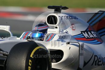 World © Octane Photographic Ltd. Formula 1 - Winter Test 2. Lance Stroll - Williams Martini Racing FW40. Circuit de Barcelona-Catalunya. Friday 10th March 2017. Digital Ref:1787CB1D6758