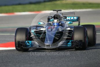 World © Octane Photographic Ltd. Formula 1 - Winter Test 2. Valtteri Bottas - Mercedes AMG Petronas F1 W08 EQ Energy+. Circuit de Barcelona-Catalunya. Friday 10th March 2017. Digital Ref:1787CB1D6791