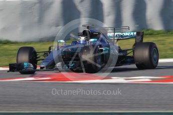 World © Octane Photographic Ltd. Formula 1 - Winter Test 2. Valtteri Bottas - Mercedes AMG Petronas F1 W08 EQ Energy+. Circuit de Barcelona-Catalunya. Friday 10th March 2017. Digital Ref:1787CB1D6796