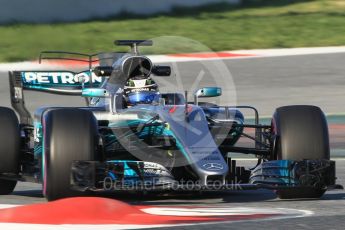 World © Octane Photographic Ltd. Formula 1 - Winter Test 2. Valtteri Bottas - Mercedes AMG Petronas F1 W08 EQ Energy+. Circuit de Barcelona-Catalunya. Friday 10th March 2017. Digital Ref:1787CB1D6801