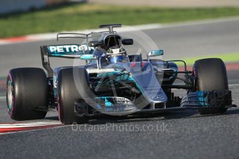 World © Octane Photographic Ltd. Formula 1 - Winter Test 2. Valtteri Bottas - Mercedes AMG Petronas F1 W08 EQ Energy+. Circuit de Barcelona-Catalunya. Friday 10th March 2017. Digital Ref:1787CB1D6816