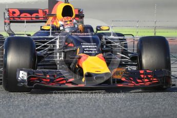 World © Octane Photographic Ltd. Formula 1 - Winter Test 2. Max Verstappen - Red Bull Racing RB13. Circuit de Barcelona-Catalunya. Friday 10th March 2017. Digital Ref:1787CB1D6856