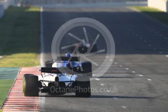 World © Octane Photographic Ltd. Formula 1 - Winter Test 2. Lance Stroll - Williams Martini Racing FW40 and Marcus Ericsson – Sauber F1 Team C36. Circuit de Barcelona-Catalunya. Friday 10th March 2017. Digital Ref:1787CB1D6919