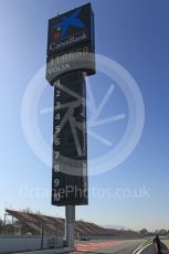 World © Octane Photographic Ltd. Formula 1 - Winter Test 2. Valtteri Bottas - Mercedes AMG Petronas F1 W08 EQ Energy+ passing the circuit timing tower. Circuit de Barcelona-Catalunya. Friday 10th March 2017. Digital Ref: 1787CB1D6952
