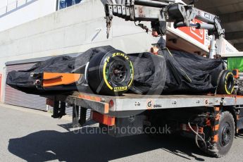World © Octane Photographic Ltd. Formula 1 - Winter Test 2. Fernando Alonso - McLaren Honda MCL32, stop 1. Circuit de Barcelona-Catalunya. Friday 10th March 2017. Digital Ref:1787CB1D6977