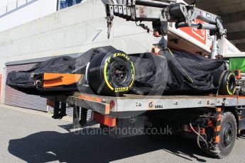 World © Octane Photographic Ltd. Formula 1 - Winter Test 2. Fernando Alonso - McLaren Honda MCL32, stop 1. Circuit de Barcelona-Catalunya. Friday 10th March 2017. Digital Ref:1787CB1D6977