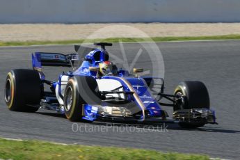 World © Octane Photographic Ltd. Formula 1 - Winter Test 2. Pascal Wehrlein – Sauber F1 Team C36. Circuit de Barcelona-Catalunya. Friday 10th March 2017. Digital Ref:1787CB1D7093