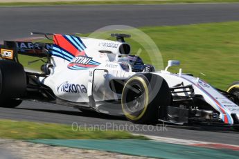 World © Octane Photographic Ltd. Formula 1 - Winter Test 2. Lance Stroll - Williams Martini Racing FW40. Circuit de Barcelona-Catalunya. Friday 10th March 2017. Digital Ref:1787CB1D7143