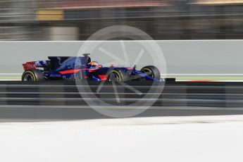 World © Octane Photographic Ltd. Formula 1 - Winter Test 2. Carlos Sainz - Scuderia Toro Rosso STR12. Circuit de Barcelona-Catalunya. Friday 10th March 2017. Digital Ref:1787CB1D7283
