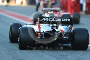 World © Octane Photographic Ltd. Formula 1 - Winter Test 2. Fernando Alonso - McLaren Honda MCL32. Circuit de Barcelona-Catalunya. Friday 10th March 2017. Digital Ref: 1787LB1D6630