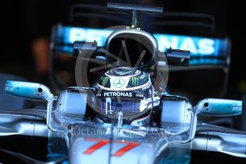 World © Octane Photographic Ltd. Formula 1 - Winter Test 2. Valtteri Bottas - Mercedes AMG Petronas F1 W08 EQ Energy+. Circuit de Barcelona-Catalunya. Friday 10th March 2017. Digital Ref: 1787LB1D6684