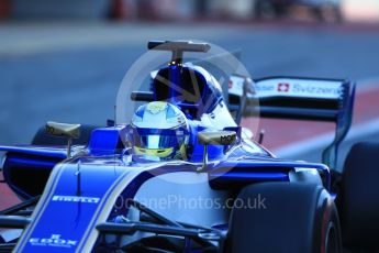 World © Octane Photographic Ltd. Formula 1 - Winter Test 2. Marcus Ericsson – Sauber F1 Team C36. Circuit de Barcelona-Catalunya. Friday 10th March 2017. Digital Ref: 1787LB1D6713