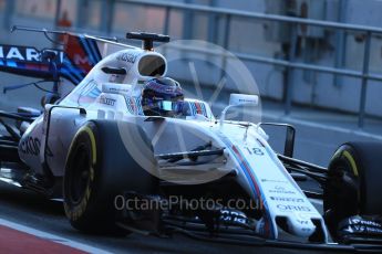 World © Octane Photographic Ltd. Formula 1 - Winter Test 2. Lance Stroll - Williams Martini Racing FW40. Circuit de Barcelona-Catalunya. Friday 10th March 2017. Digital Ref: 1787LB1D6735