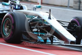 World © Octane Photographic Ltd. Formula 1 - Winter Test 2. Valtteri Bottas - Mercedes AMG Petronas F1 W08 EQ Energy+. Circuit de Barcelona-Catalunya. Friday 10th March 2017. Digital Ref: 1787LB1D6751